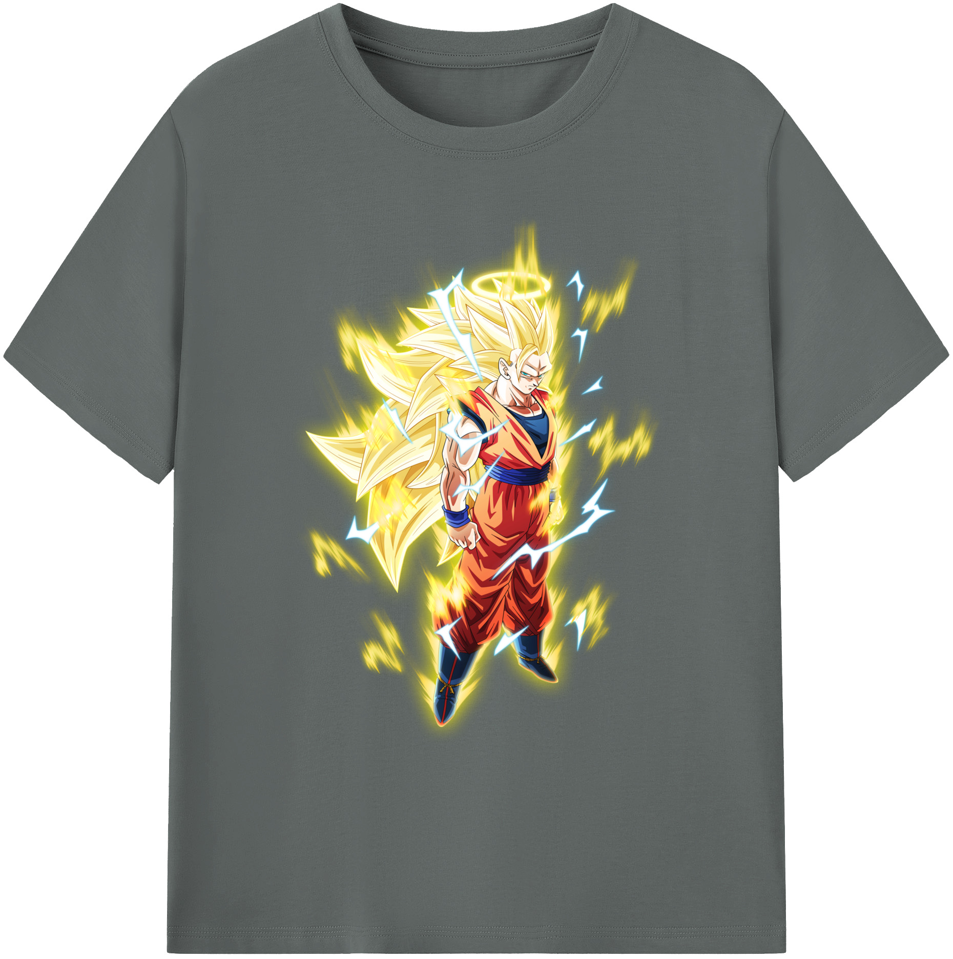（画像用） ドラゴンボール 孫悟空（そん ごくう）Son Goku カカロット DRAGON BALL Kakarotto 綿100％ メンズ半袖Tシャツ｜肌触りやわらか＆通気性